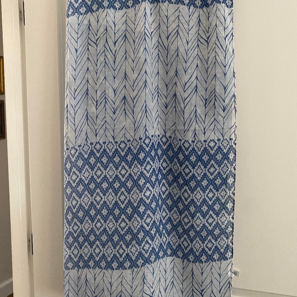 Denim tones light weight scarf